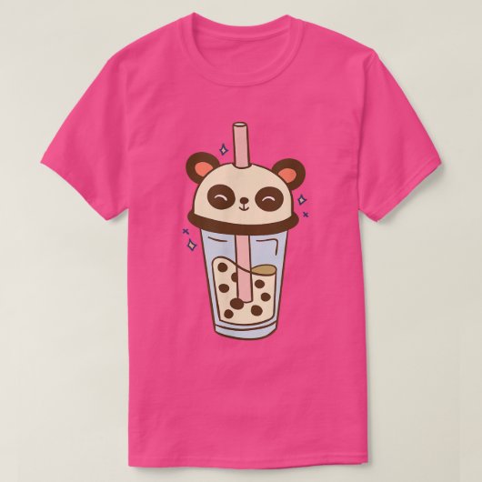 Niedlicher Panda Bubble Tea Kawaii Outfit Bubble T T-Shirt (Design vorne)
