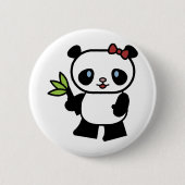 Niedlicher Panda Button (Vorderseite)