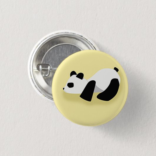 Niedlicher Panda Button (Vorne & Hinten)