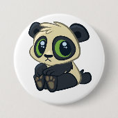 Niedlicher Panda Button (Vorderseite)