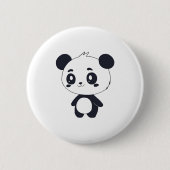 niedlicher Panda-Button Button (Vorderseite)