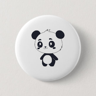 niedlicher Panda-Button Button