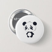 niedlicher Panda-Button Button (Vorne & Hinten)