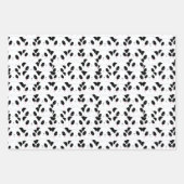 Niedlicher Panda Cartoon Art Geschenkpapier Set (Vorderseite)