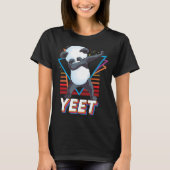 Niedlicher Panda dab Tanz lustig Dabbing Panda Bär T-Shirt (Vorderseite)