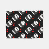 Niedlicher Panda Fleecedecke (Vorderseite (Horizontal))