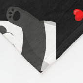 Niedlicher Panda Fleecedecke (Ecke)