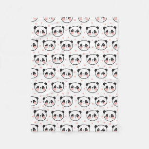 Niedlicher Panda Fleecedecke