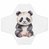 Niedlicher Panda Fußball (Flach)