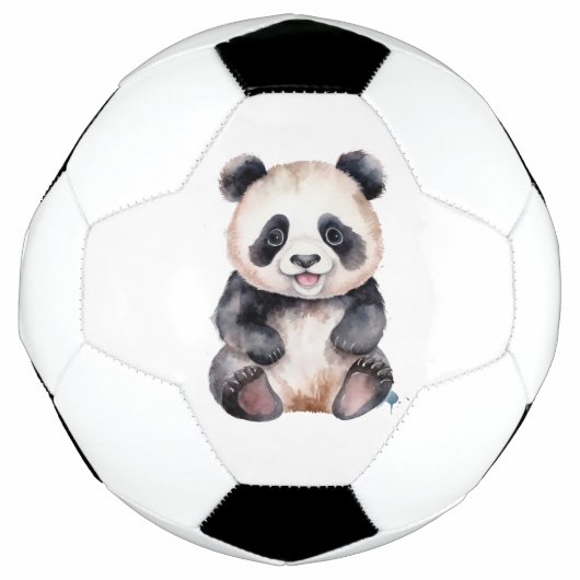 Niedlicher Panda Fußball (Vorderseite)