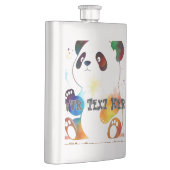 Niedlicher Panda in Flaschen Flachmann (Rechts)