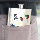 Niedlicher Panda in Flaschen Flachmann (Beispiel)
