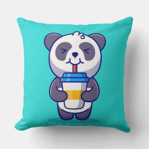 Niedlicher Panda-Kaffee Kissen