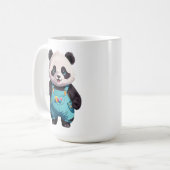 Niedlicher Panda Kaffeetasse (Vorderseite Links)