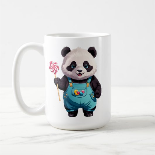 Niedlicher Panda Kaffeetasse (Links)