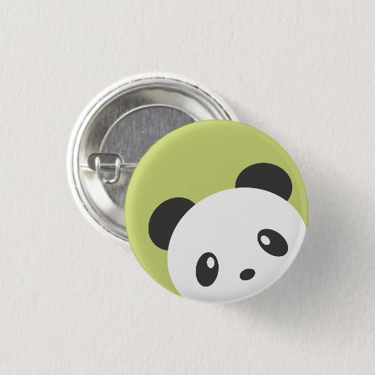 Niedlicher Panda-Knopf Button (Vorne & Hinten)