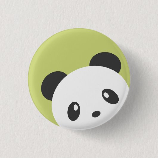 Niedlicher Panda-Knopf Button (Vorderseite)