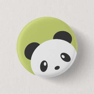 Niedlicher Panda-Knopf Button