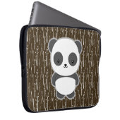 Niedlicher Panda Laptopschutzhülle (Vorne Rechts)