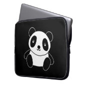 Niedlicher Panda Laptopschutzhülle (Vorderseite Links)