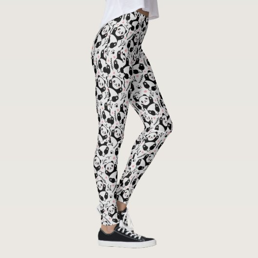 Niedlicher Panda Leggings (Rechts)
