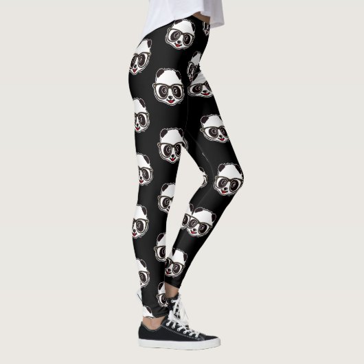 Niedlicher Panda Leggings (Rechts)