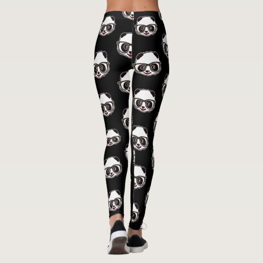 Niedlicher Panda Leggings (Rückseite)