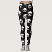 Niedlicher Panda Leggings (Vorderseite)