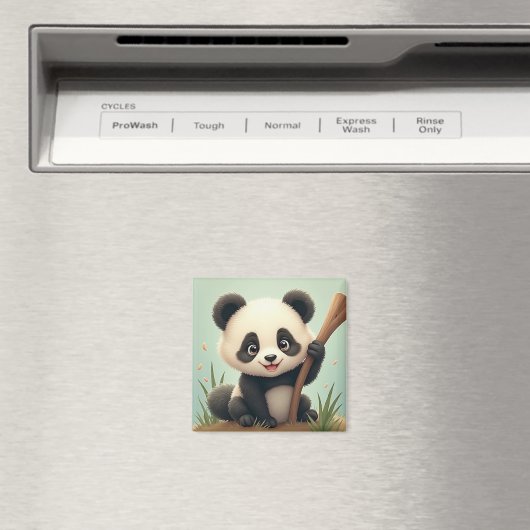 niedlicher Panda-Magnet Magnet (In Situ (Geschirrspüler))