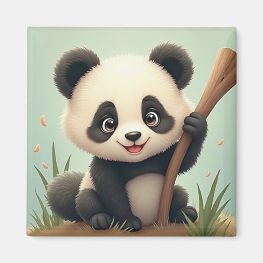 niedlicher Panda-Magnet Magnet (Vorne)