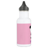Niedlicher Panda mit einem rosa Herzen Trinkflasche (Links)