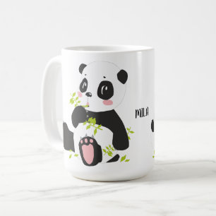 Niedlicher Panda-Name Kaffeetasse
