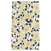 Niedlicher Panda-Pandabarbe Kleine Geschenktüte (Vorderseite)