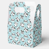 Niedlicher Panda-Paspelpavillon Geschenkschachtel (Geöffnet)