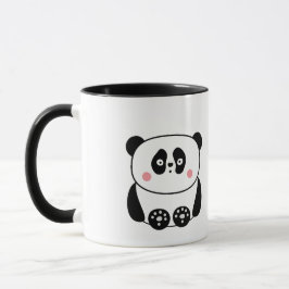 Niedlicher Panda personalisierter Schlamm Tasse