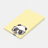 Niedlicher Panda Post-it Klebezettel (angewinkelt)