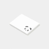 Niedlicher Panda Post-it Klebezettel (angewinkelt)