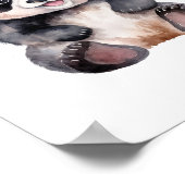 Niedlicher Panda Poster (Ecke)