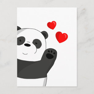 Niedlicher Panda Postkarte