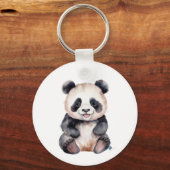 Niedlicher Panda Schlüsselanhänger (Rückseite)