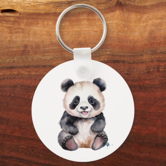Niedlicher Panda Schlüsselanhänger (Vorderseite)