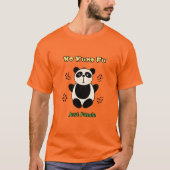 Niedlicher Panda T-Shirt (Vorderseite)