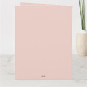 Niedlicher Panda-Tee mit Blase, Boba-Tee Dankeskarte (Rückseite)