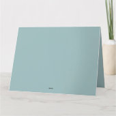 Niedlicher Panda-Tee mit Blase, Boba-Tee Dankeskarte (Rückseite)