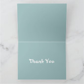 Niedlicher Panda-Tee mit Blase, Boba-Tee Dankeskarte (Innenseite)