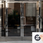 Niedlicher Panda-Tee mit Blase, Boba-Tee Fensteraufkleber (Büro Tür)