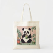 Niedlicher Panda-Tee mit Blase, Boba-Tee Tragetasche (Vorne)