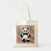 Niedlicher Panda-Tee mit Blase, Boba-Tee Tragetasche (Vorne)