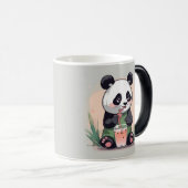 Niedlicher Panda-Tee mit Blase, Boba-Tee Verwandlungstasse (VorderseiteRechts)