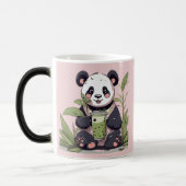 Niedlicher Panda-Tee mit Blase, Boba-Tee Verwandlungstasse (Links)